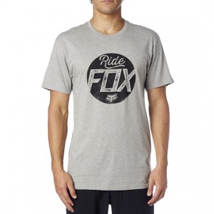 TEE SHIRT FOX RACING TURNSTILE GRIS