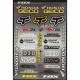 PLANCHE STICKERS FOX RACING RACE