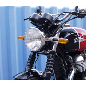 GRILLE DE PHARE INOX ROYAL ENFIELD TWIN 650